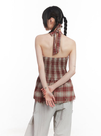 halter-neck-plaid-mini-dress-cu505