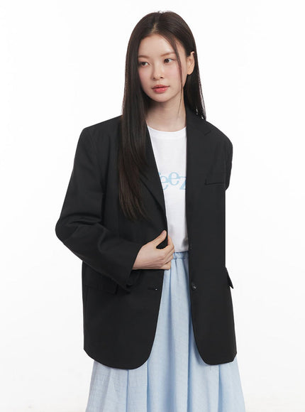 Essential Oversize Blazer Jacket IY509
