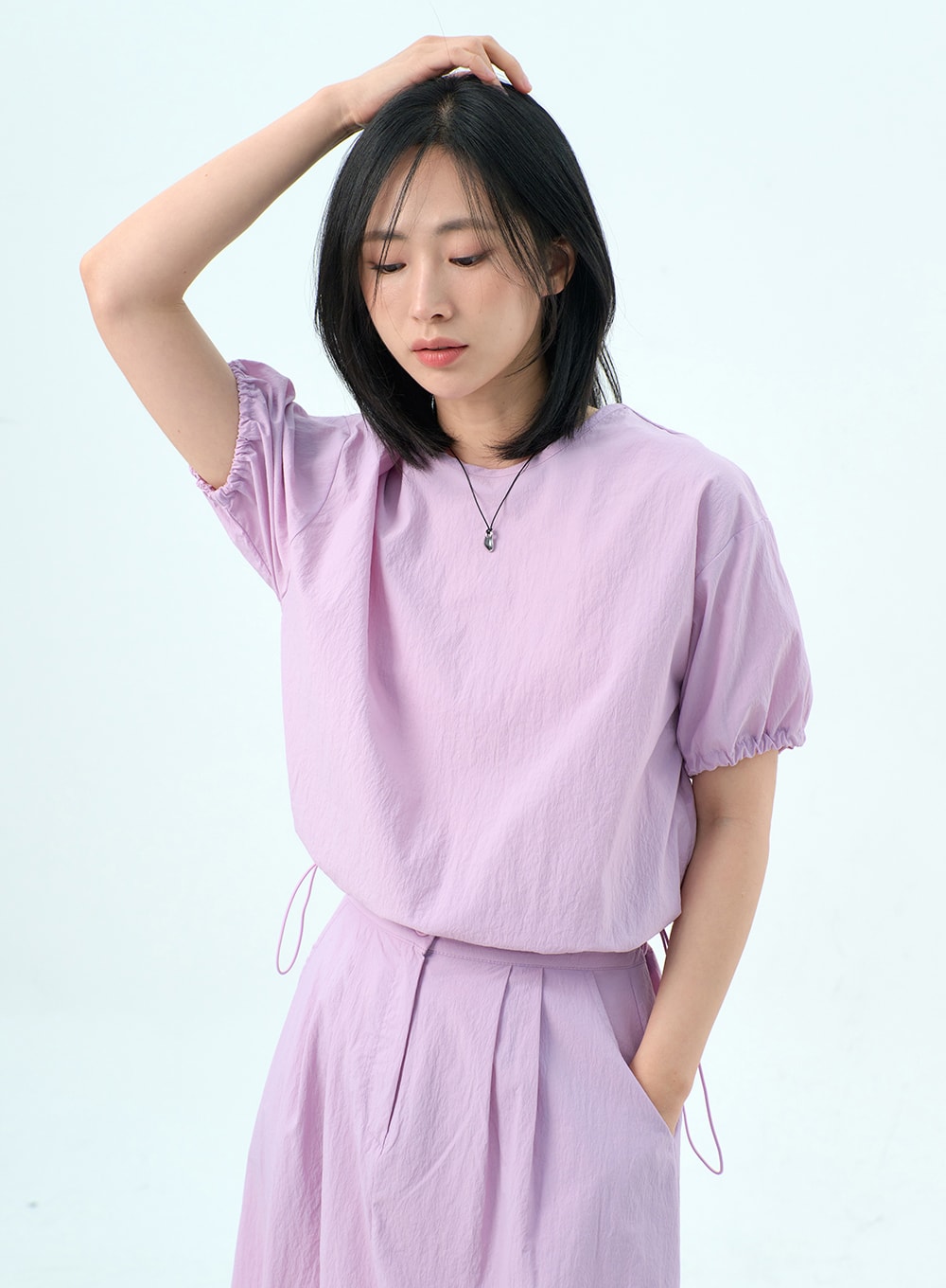Drawstring Blouse OY318