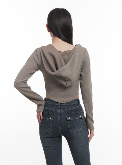 Refined Slim Fit Zip-Up Hoodie CF524