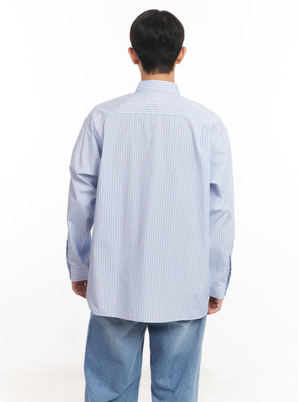 Men's Classic Stripe Collared Shirt IM527