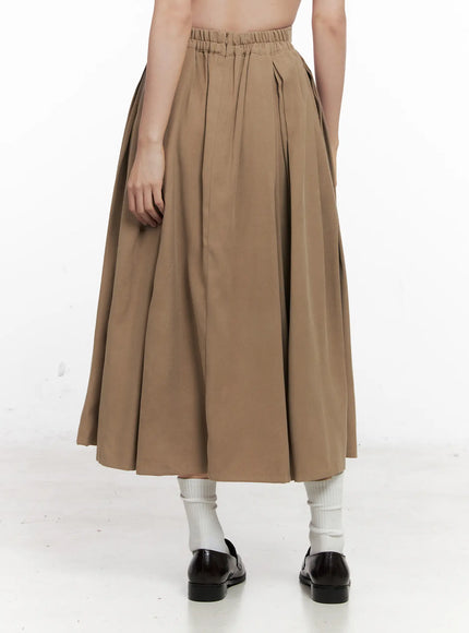 Classic Pintuck Maxi Skirt CO531