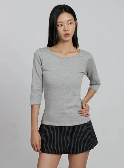 minimalist-three-quarter-sleeve-top-im520