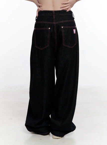 reign-pink-stitch-denim-baggy-jeans-co501