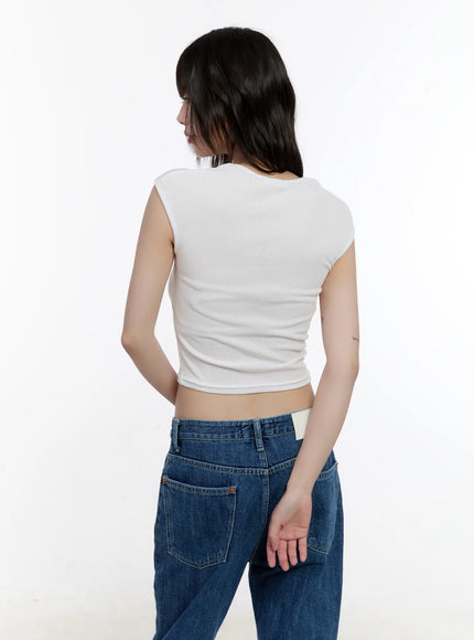 square-neck-fitted-top-cl507