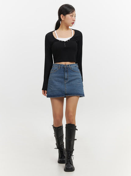 classic-denim-washed-mini-skort-if510