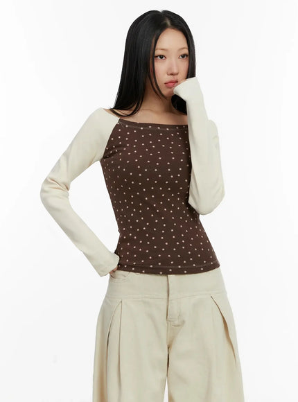 casual-patterned-off-shoulder-top-id526