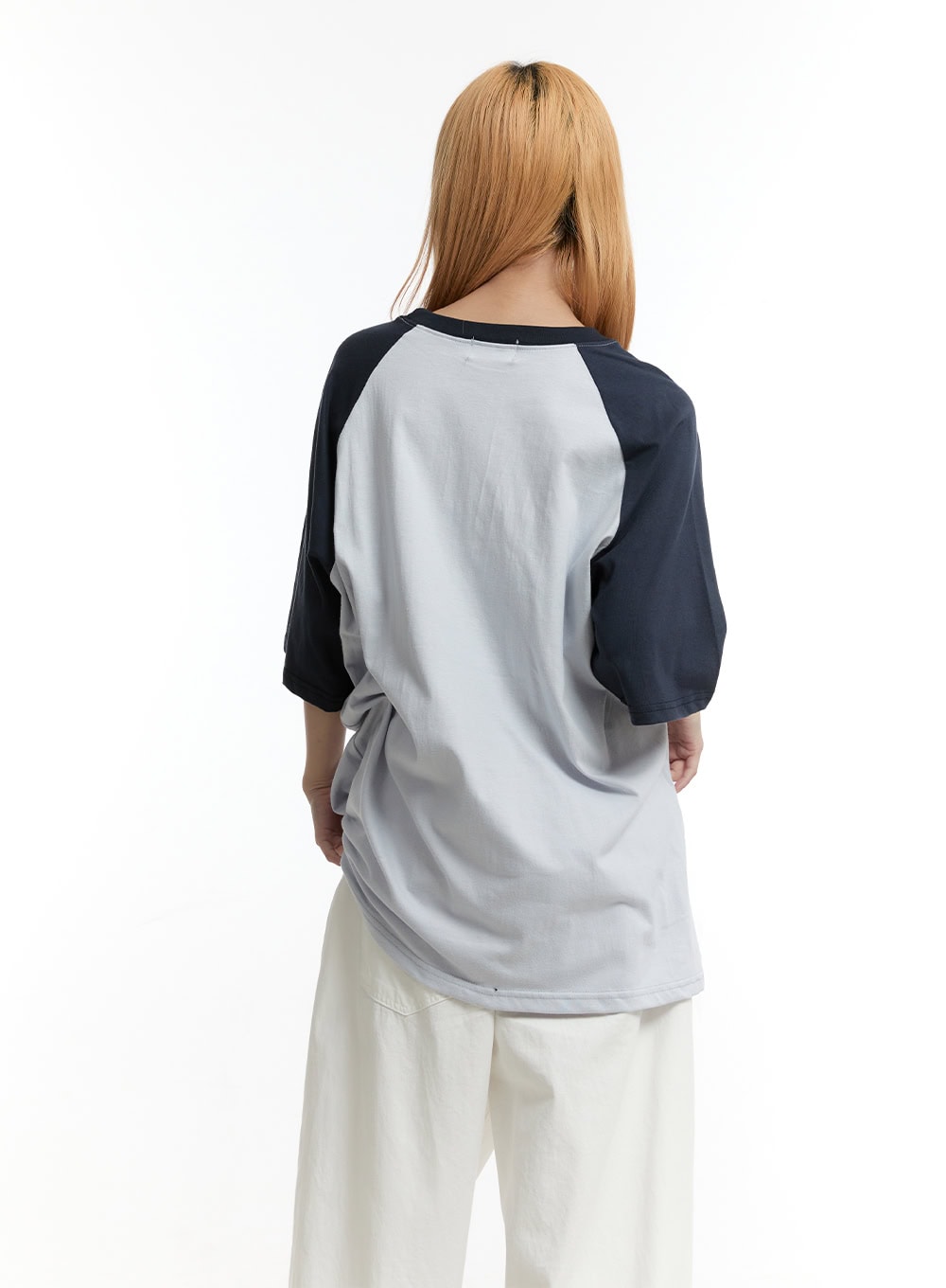 Oversized Cotton Raglan Top CY505