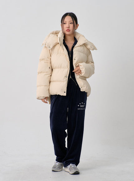 Oversize Hooded Puffer Jacket CN10