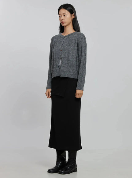 Wrap Maxi Skirt ID516