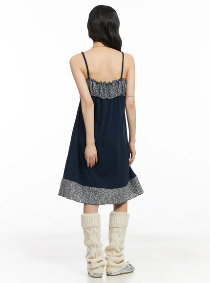 lace-ribbon-mini-dress-cd531