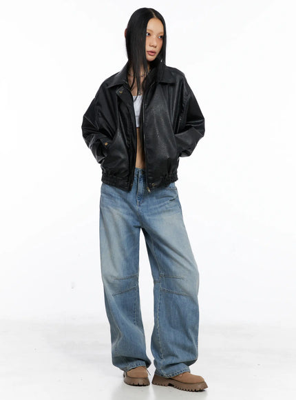 relaxed-fit-faux-leather-bomber-jacket-cs511