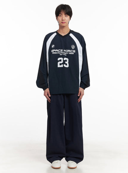 Men's Pintuck Windbreaker Sweatpants IA510