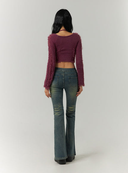 fuzzy-ripped-crop-sweater-cj419