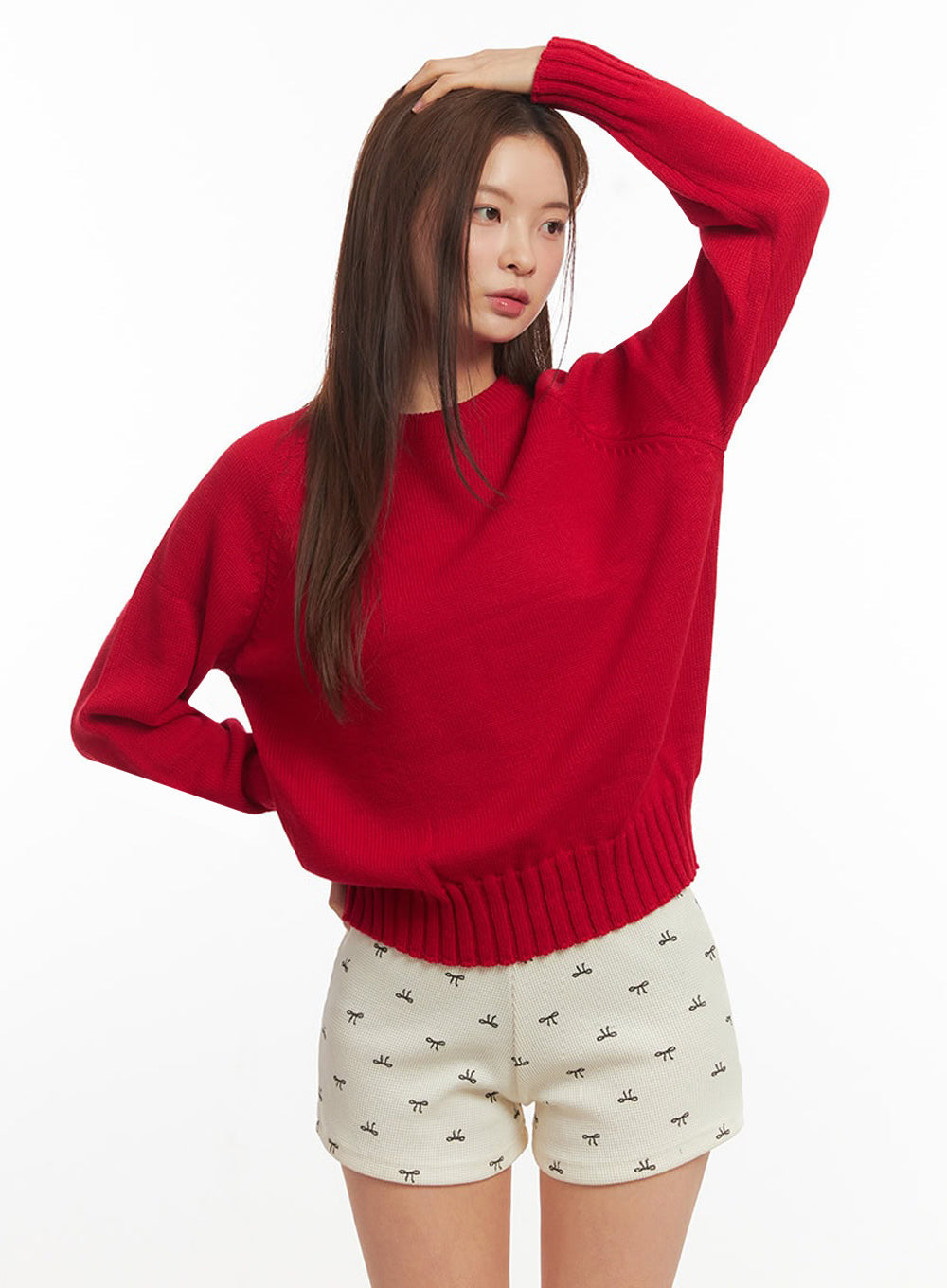 Basic Round Neck Sweater IM513