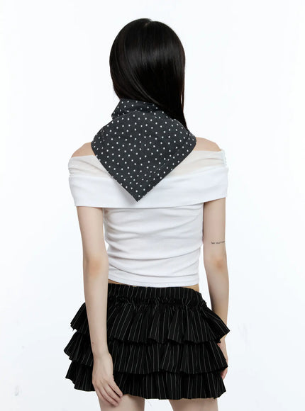 star-print-head-scarf-cg507