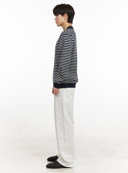 mens-striped-long-sleeve-polo-ij517