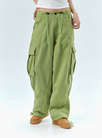 nylon-baggy-cargo-pants-iu330