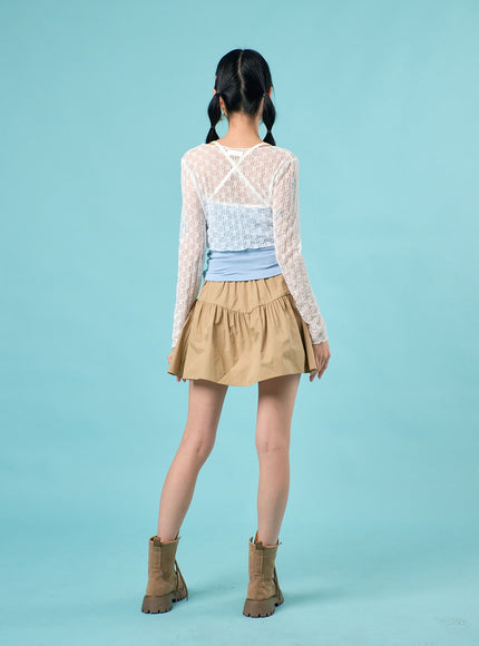 lace-up-mini-skirt-ij430