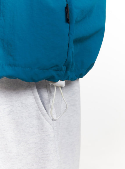 Men's Graphic V-Neck Windbreaker Sweatshirt  IM528