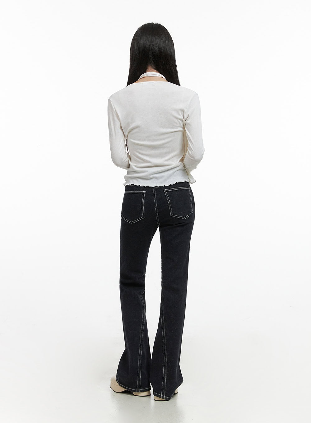 elegant-buttoned-wrap-long-sleeve-top-cs430