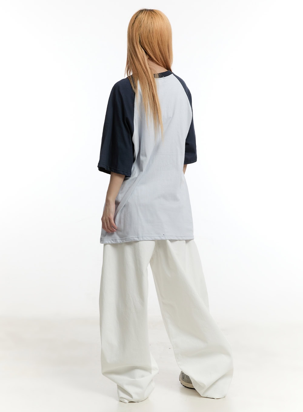 Oversized Cotton Raglan Top CY505