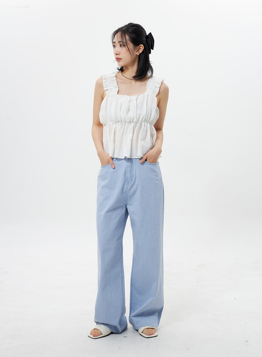 Cotton Baggy Pants OY309