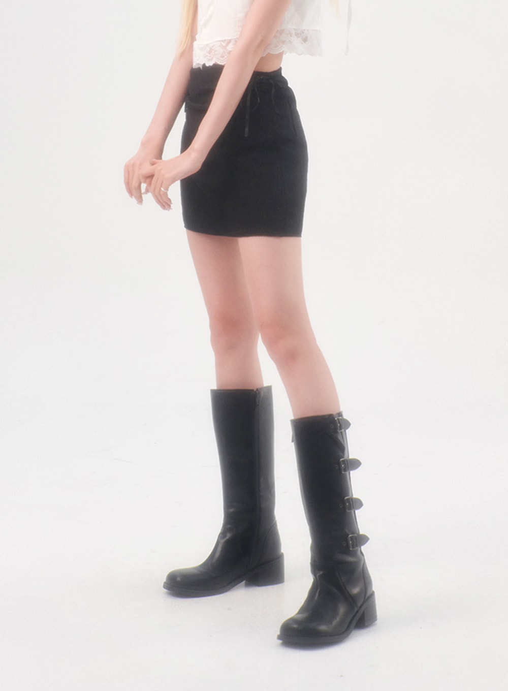 side-ribbon-mini-skirt-il307