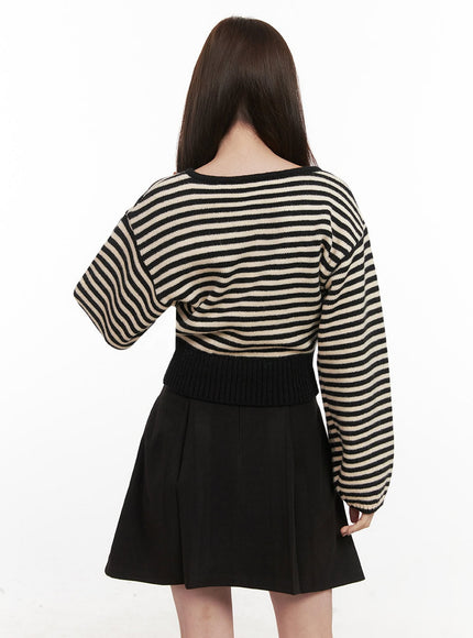 stripe-oversized-v-neck-sweater-if505