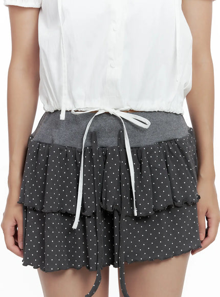 polka-dot-tiered-mini-skirt-cl509