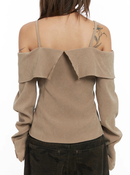 off-shoulder-suede-corset-blouse-cj512