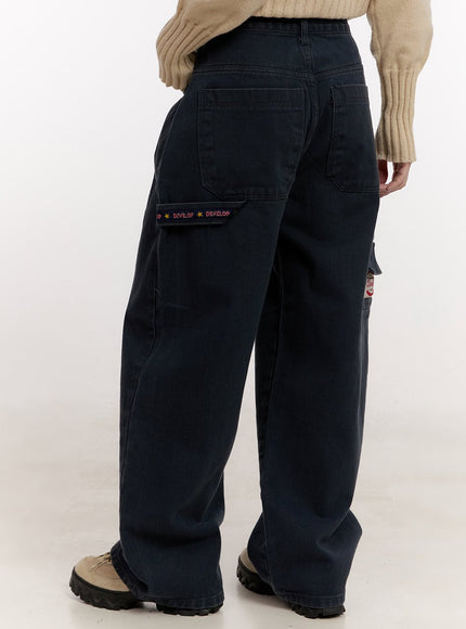 Kat Oversized Wide-Fit Carpenter Jeans CJ531