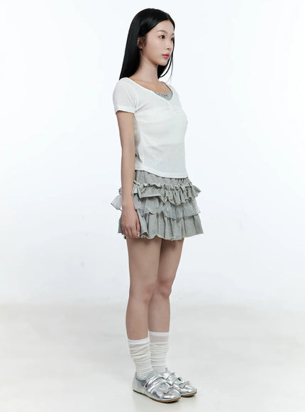 tiered-ruffle-mini-skirt-cg511
