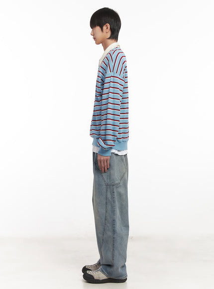 mens-stripe-collared-sweatshirt-light-blue-im518
