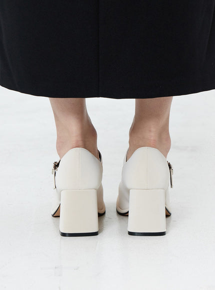 Mary Jane Square Toe Shoes OS22
