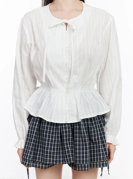 shirred-ribbon-blouse-cm519