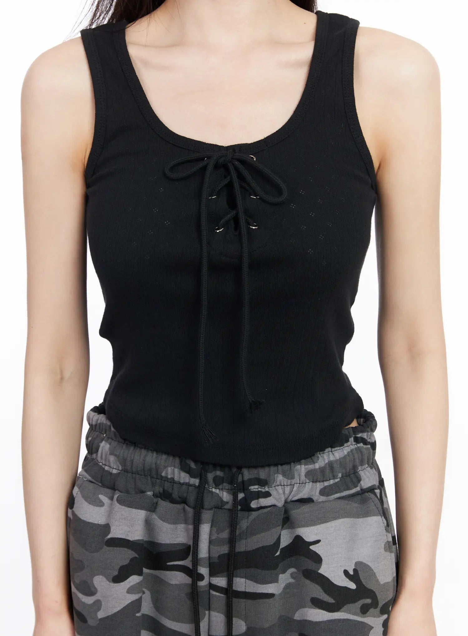 Summer Knit Crop Tank Top CM519