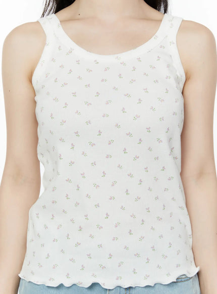 floral-ribbed-double-strap-tank-iy507