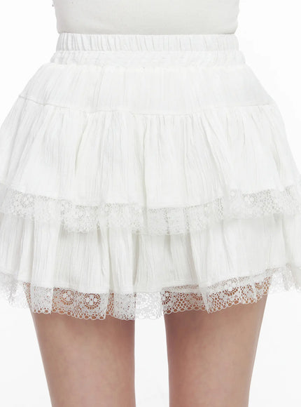 layered-lace-ruffle-mini-skirt-cm531
