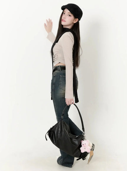 Karla Vintage Logo Flare Jeans IO520