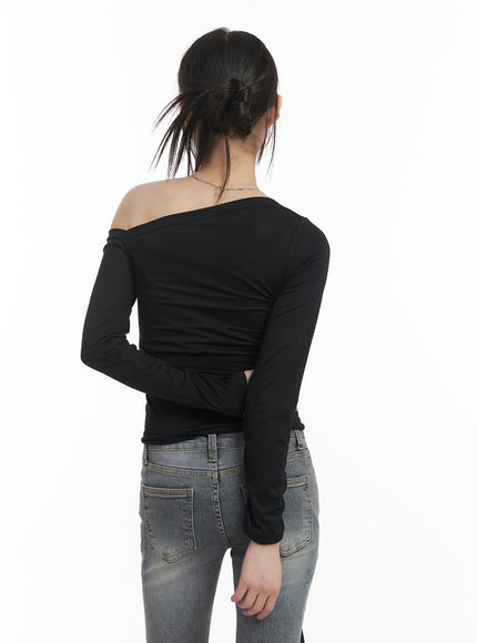 Wrap Asymmetric Slim-Fit Top CF518