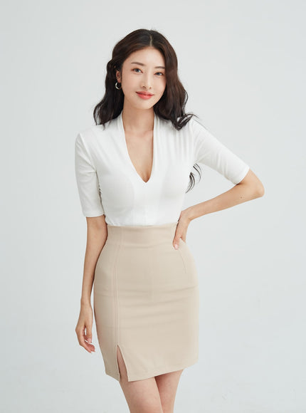 H-Line Side Slit Skirt IU26
