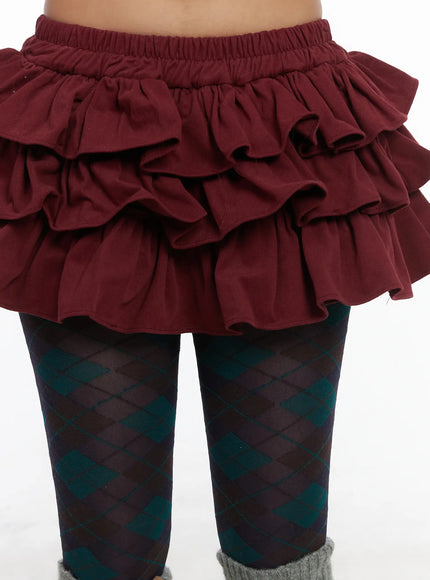 Ruffle Mini Skirt CJ513
