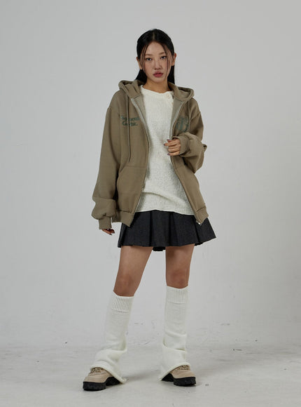 Graphic Zipper Hoodie Sweatshirt Unisex CD26