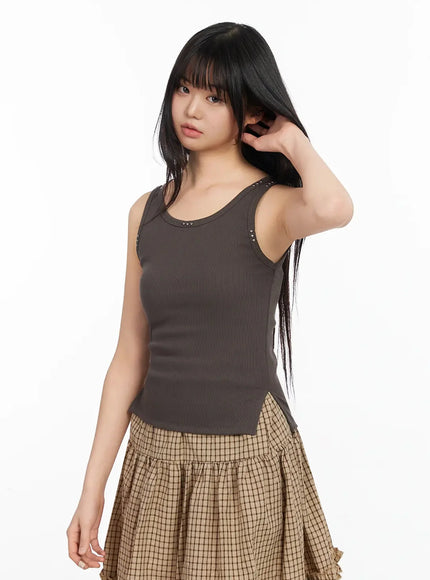 stud-detail-ribbed-tank-ia523