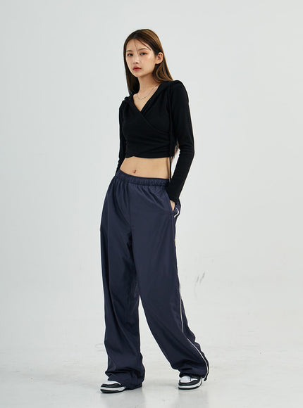 Wrap Crop Hoodie CS27