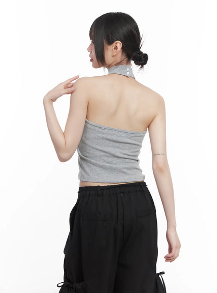 buttoned-halter-neck-crop-top-cu518