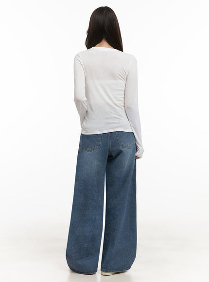 Destiny Wide-Leg Jeans IJ510