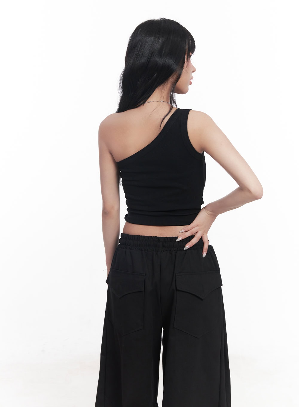 studded-one-shoulder-crop-tank-top-cy527