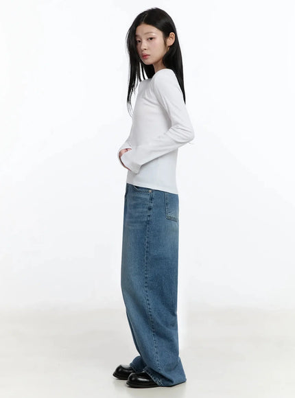 Fallon Classic Wide Leg Jeans IM519